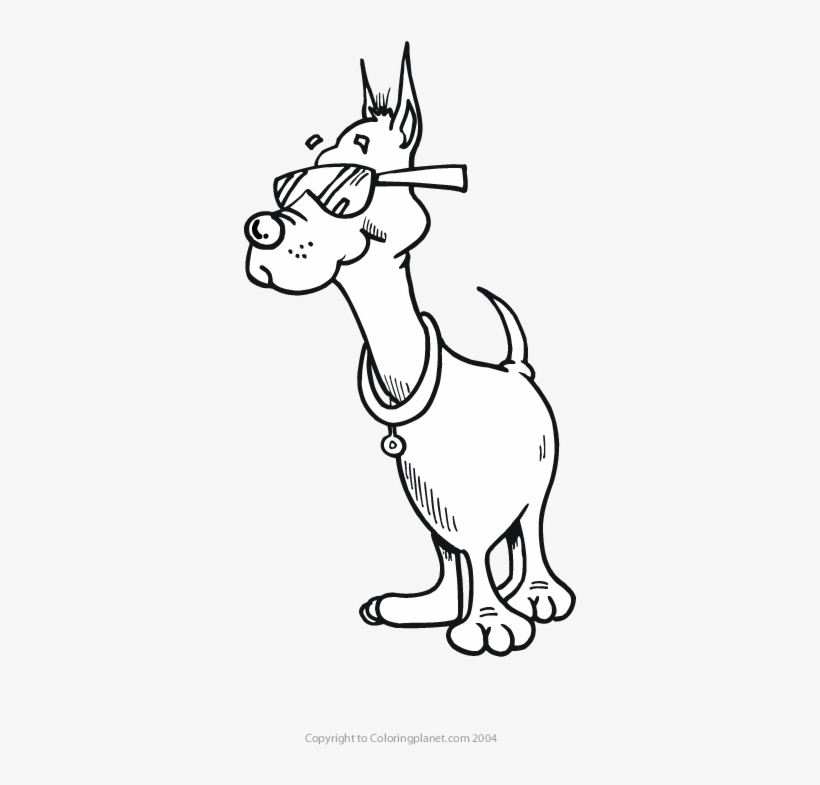 Boxer Coloring Page - Boxer, transparent png