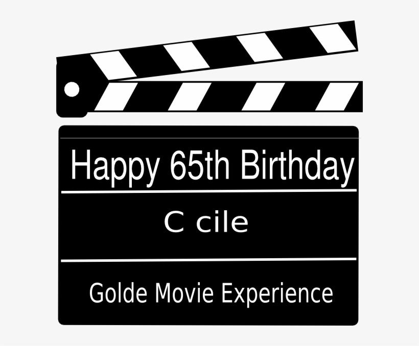 Clapper Board, transparent png