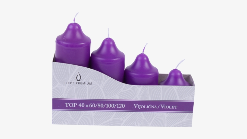 4 Christmas Candles - Candle, transparent png