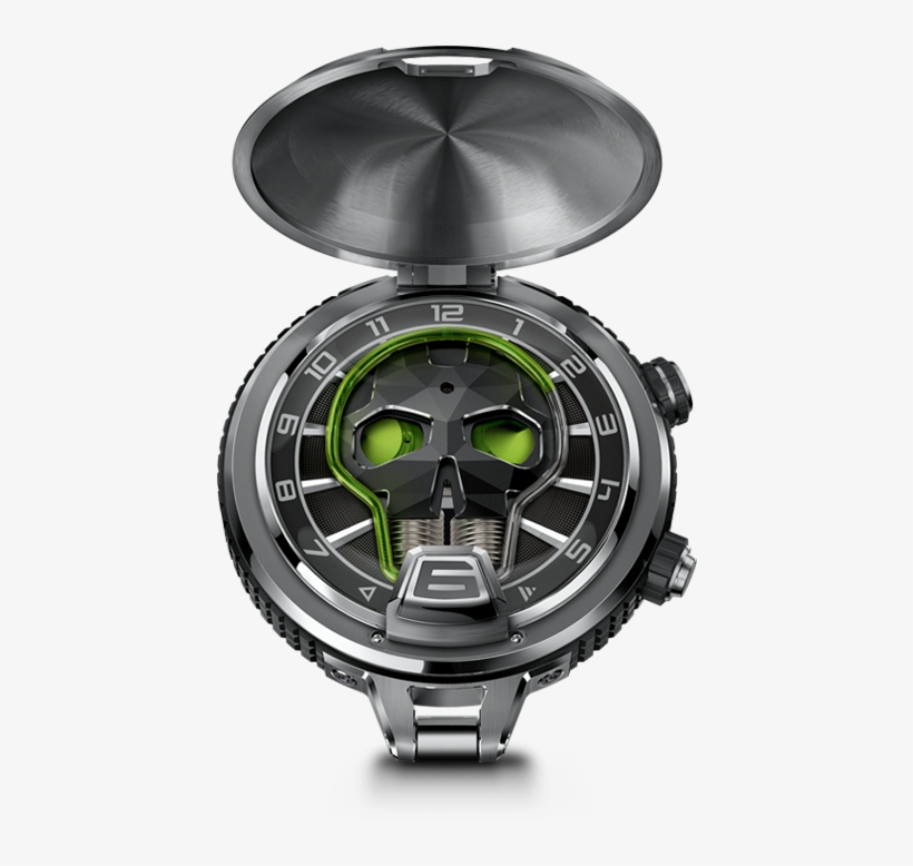 Skull Pocket - Analog Watch, transparent png