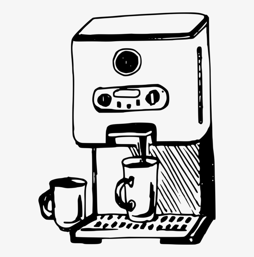 Coffeemaker Moka Pot Aeropress Drawing, transparent png