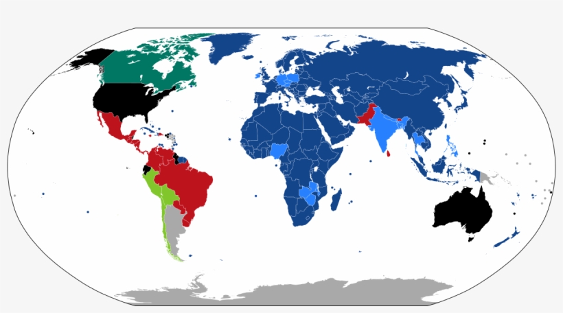 Countries In The World That Drive, transparent png