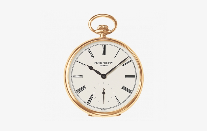 Patek Philippe Pocket Watch Lepine Yellow Gold / White - Patek Philippe 973j-010 Yellow Gold Pocket Watch, transparent png