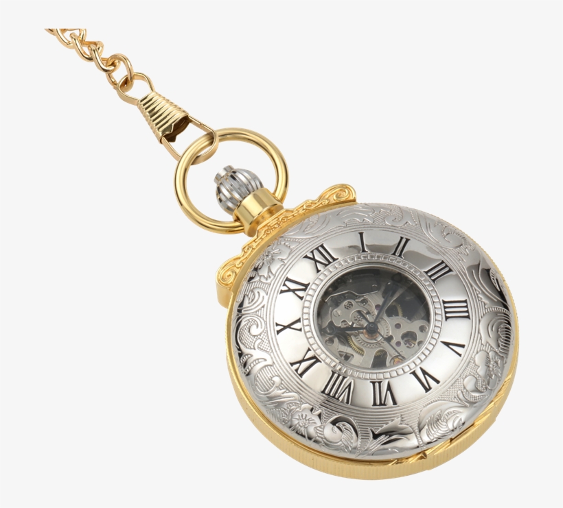 Horse Mechanical Pocket Watch - Chain, transparent png