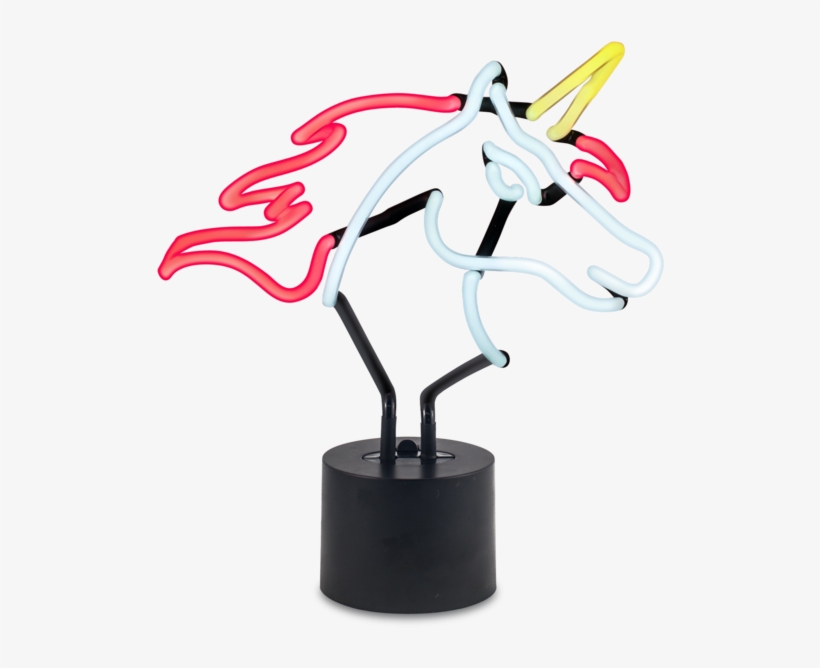 Amped & Co. Neon Light Goals Table Lamp Home Decor, transparent png