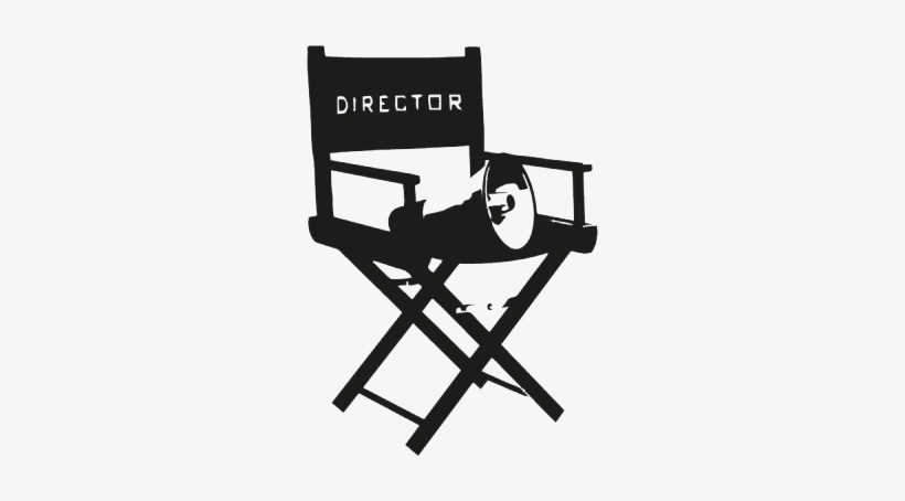 Silla Director Cine - Director Chair, transparent png