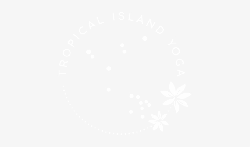 Tropical Island Yoga Logo Rgb White - Crowne Plaza White Logo, transparent png
