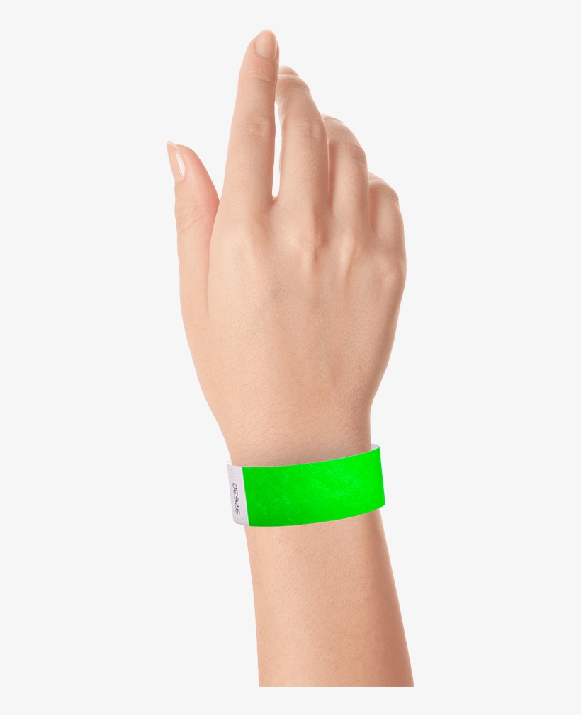 Product Thumbnail Image - Wristco Neon Red 34 Tyvek Wristbands 1000 Pack Paper, transparent png
