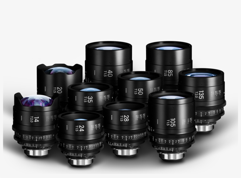 Sigma Cine Lens Set - Burbank, transparent png