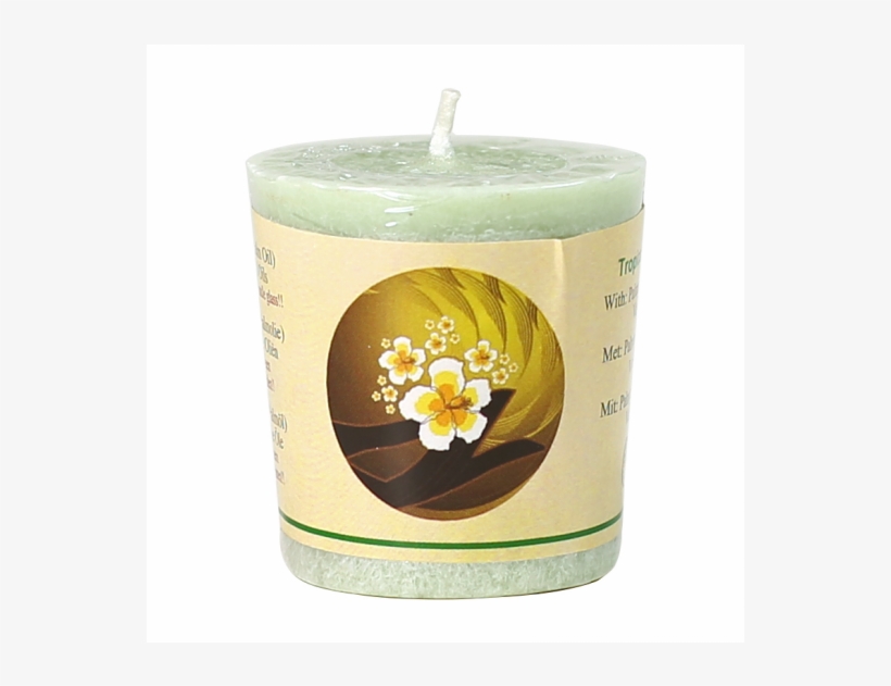 Palmivahast Votiivküünal Tropical Island 4,5x4cm - Candle, transparent png