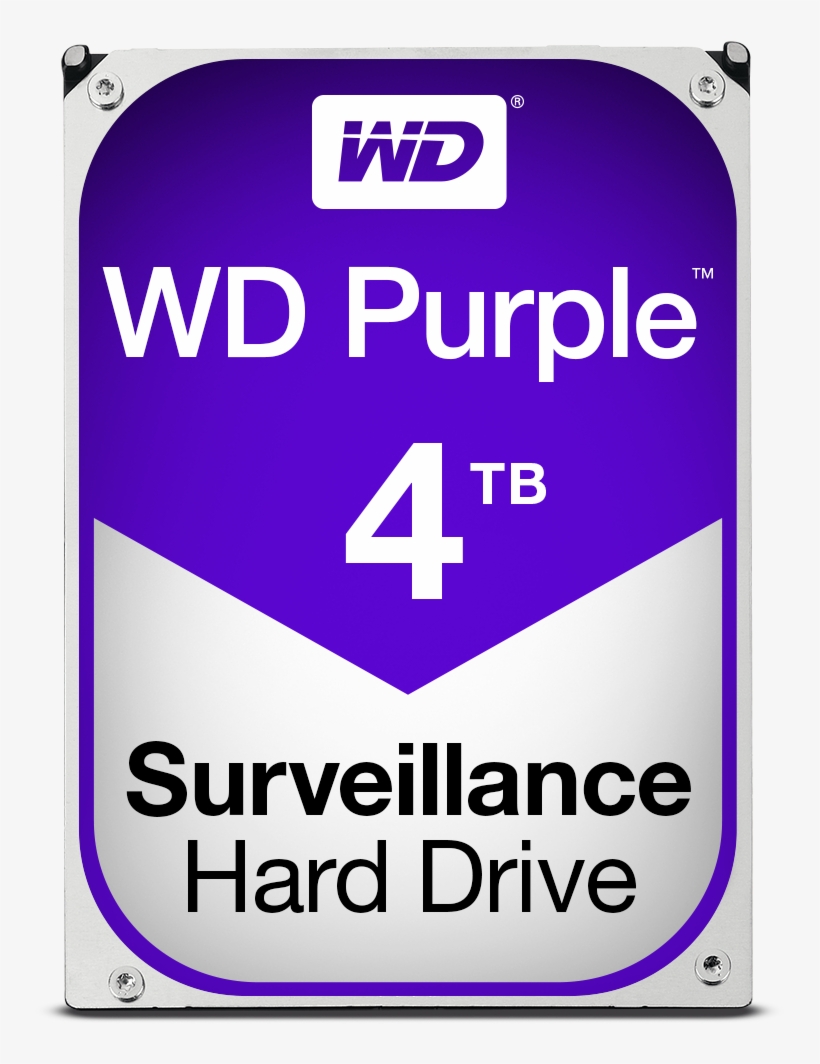 Wd Purple 4tb Surveillance Hard Disk Drive - Wd Purple 6tb Wd60purz, transparent png