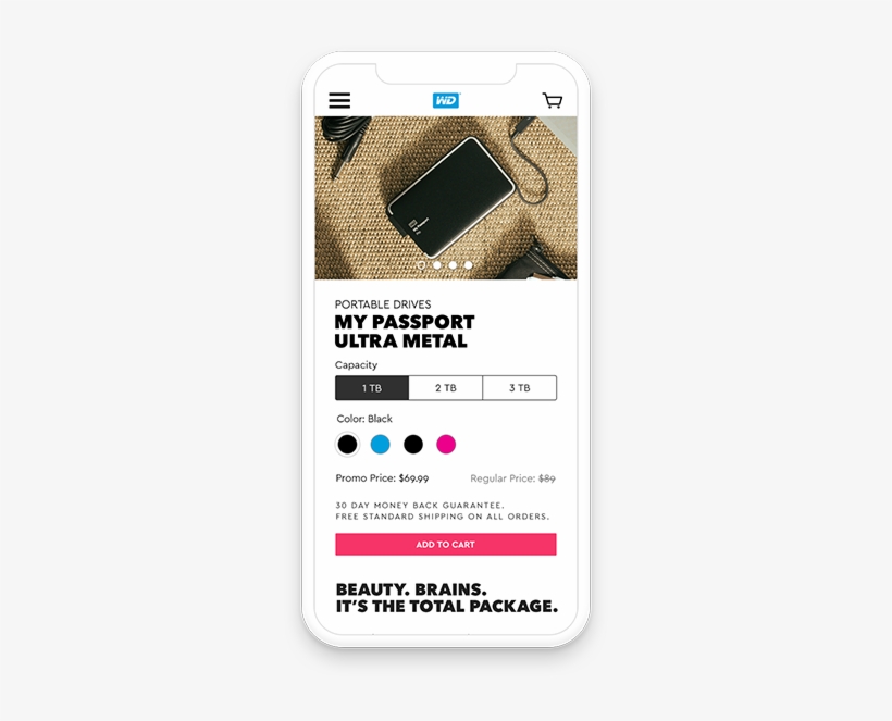 Western Digital Iphone Interface With Product Detail - Product, transparent png