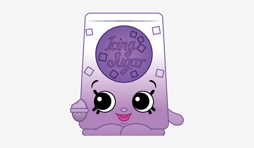Iris Icing Sugar Ct Art - Shopkins Iris Icing Sugar, transparent png