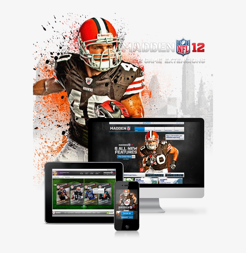 In Charge Of Visual Interaction Design, Ux Optimization - Madden Nfl 12, transparent png