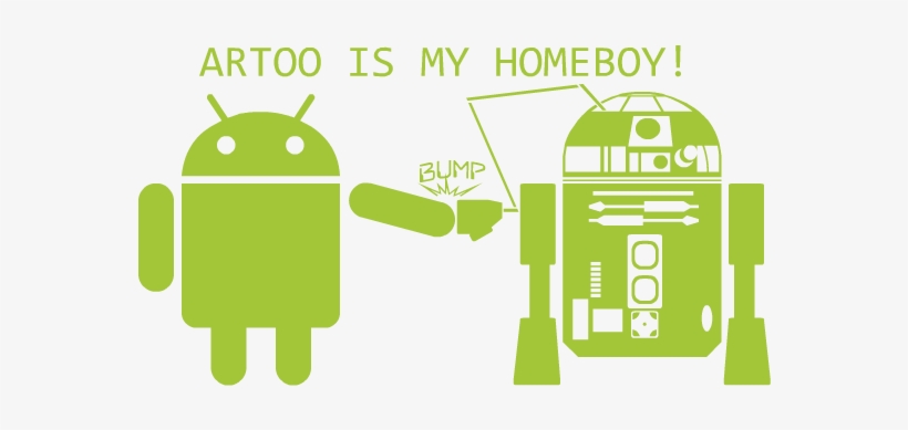 Andro#r2d2 - Android Logo, transparent png