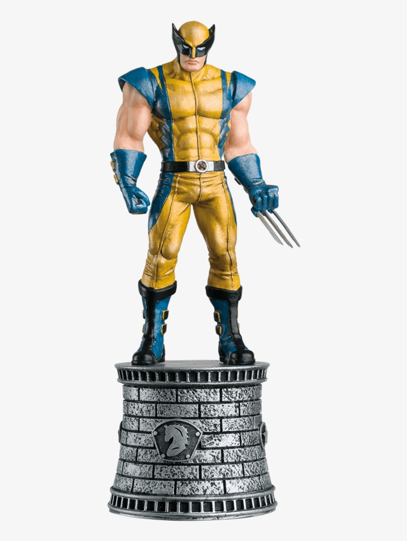 Mc-issue03 - Marvel Chess Figure & Magazine #3: Wolverine White, transparent png