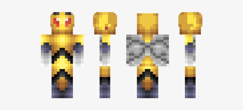 Minecraft Skin Beedrill - Graphic Design, transparent png