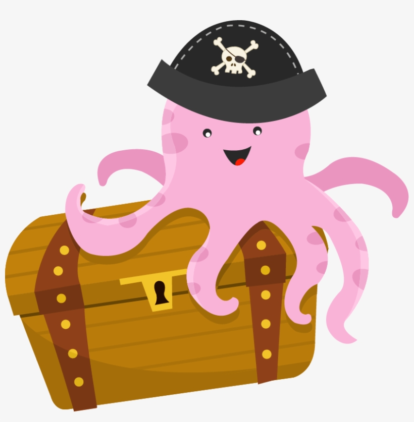 Pirate Octopus - Piracy, transparent png