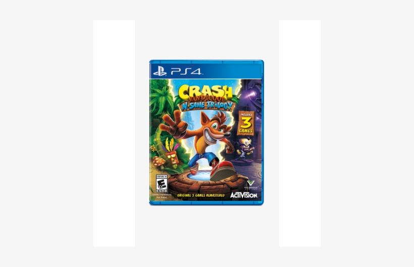 Sane Trilogy Playstation - Crash Bandicoot N. Sane Trilogy, transparent png