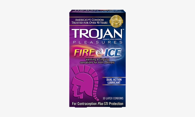 Trojan Fire And Ice Condoms - Trojan Pleasure Pack Costco, transparent png