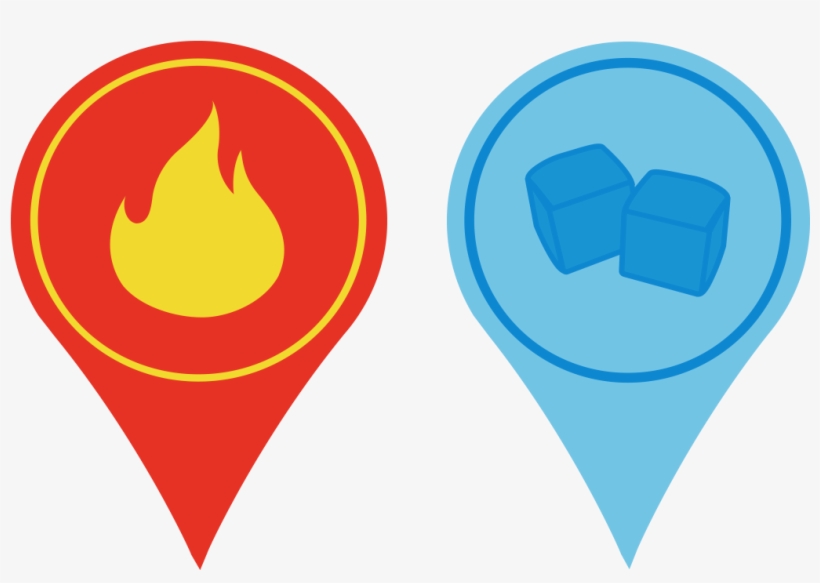 Surviving The Ice Age Might Be Worth It Though Because - Fire And Ice Icons, transparent png
