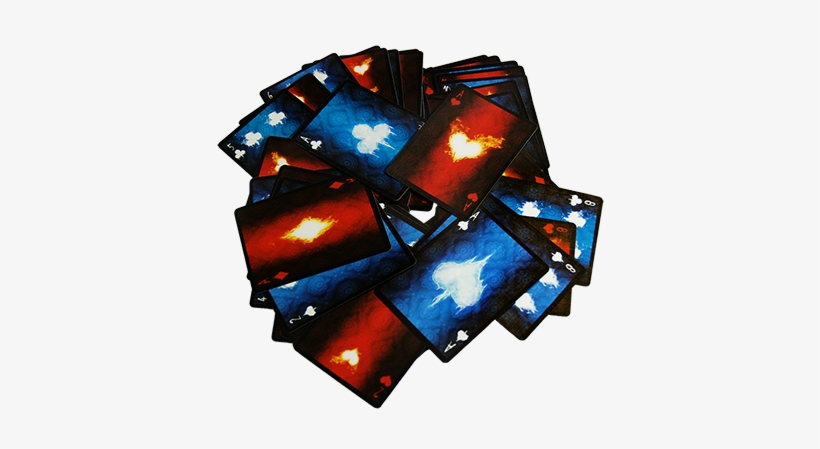 Bicycle Pyromaniac Fire And Ice Deck By Collectable - Graphic Design, transparent png