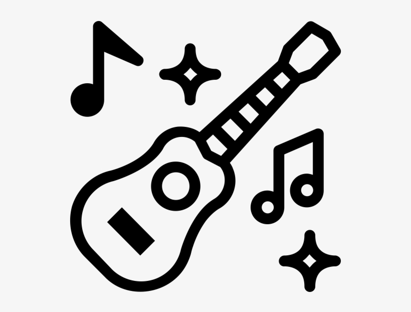 Ukulele Rubber Stamp - Ukulele Symbol, transparent png