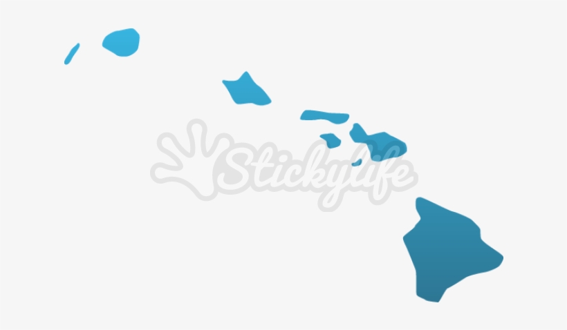 Hawaii Decals - Hawaiian Islands, transparent png
