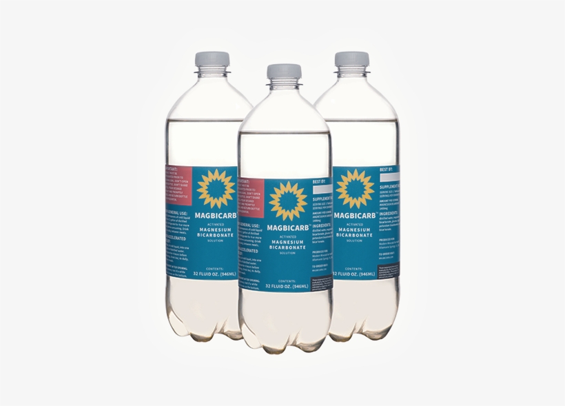 Magbicarb Bottle - Magnesium Mineral Water, transparent png