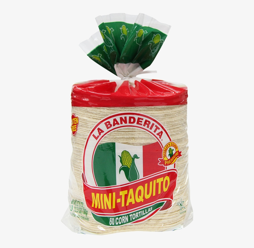 Mini Taco Corn Tortillas - La Banderita Mini Tortilla, transparent png