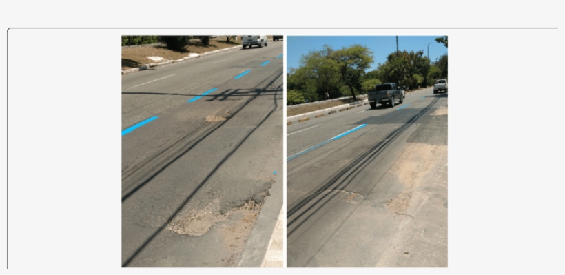 Sections With Poor Quality Asphalt - Shoulder, transparent png