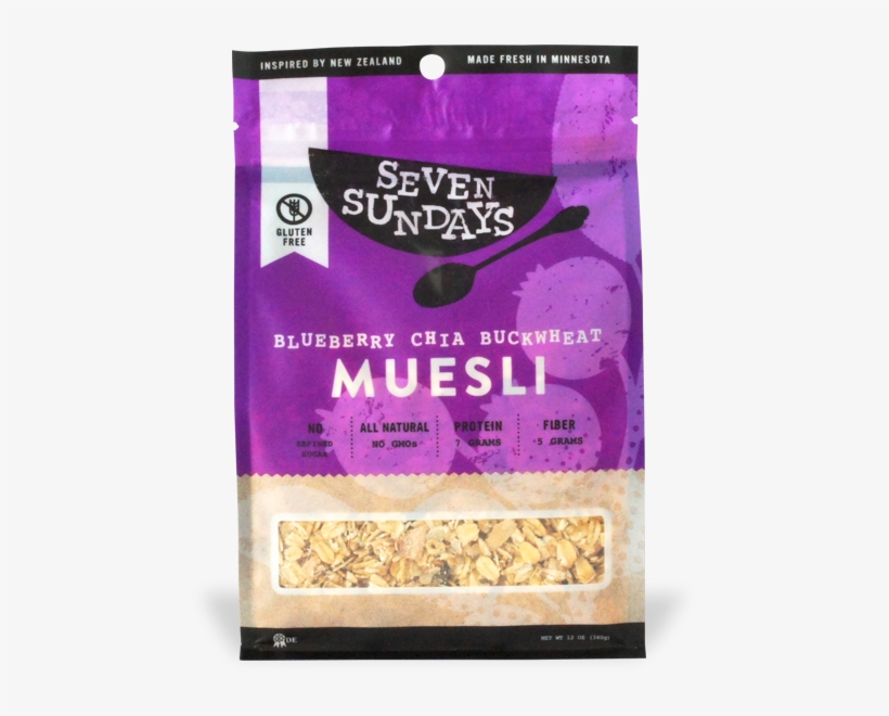 Gluten-free Tortillas, Muesli Worth Eating Even If - Seven Sundays Muesli Blueberry Chia Buckwheat -- 12, transparent png