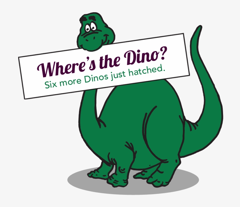 Where's The Dino Six More Dinos Just Hatched - Cartoon, transparent png