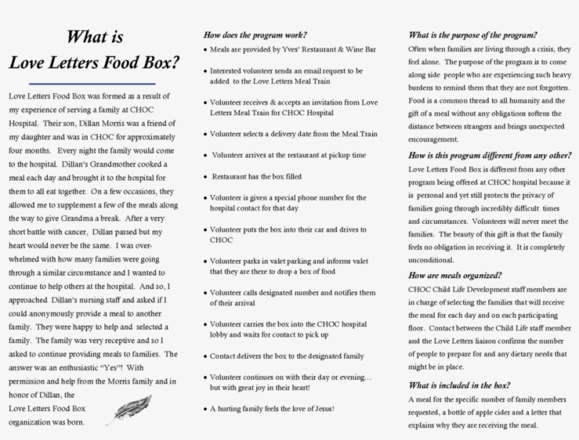 Ll Web Brochure Hoh2of2 - Brochure, transparent png