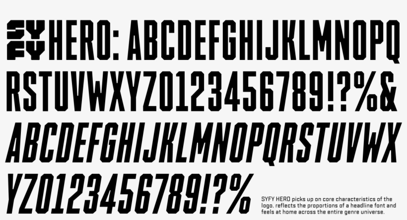 Getting Back To Their Roots And Recommitting To All - Syfy Hero Font, transparent png