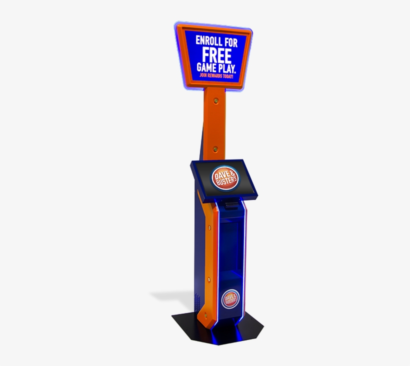 Dave & Buster's Loyalty Rewards Gaming Kiosks - Dave And Busters Kiosk, transparent png
