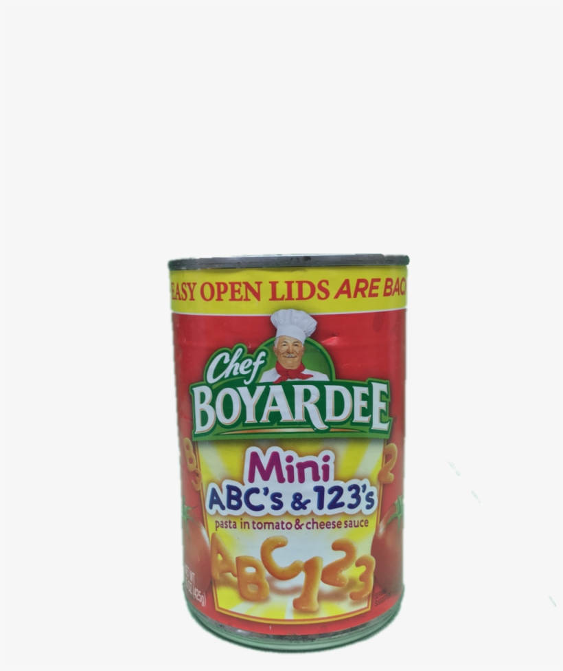 Chef Boyardee Mini Abc's & 123's 15 Oz, transparent png