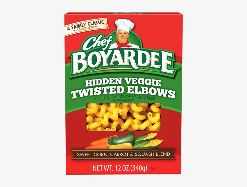 406749 04147 Chef Boyardee Hiden Veggie Twisted Elbows - Chef Boyardee, transparent png