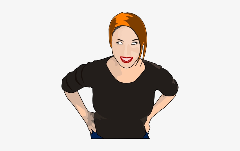 Woman Leaning Over Clip Art - Clip Art Woman, transparent png
