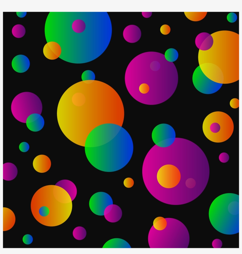 Dots Clipart Colorful Circle, transparent png