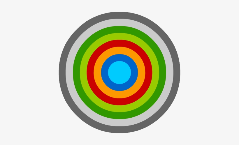 A Colorful Circle - Portrait Of A Woman In A Rose Dress, transparent png
