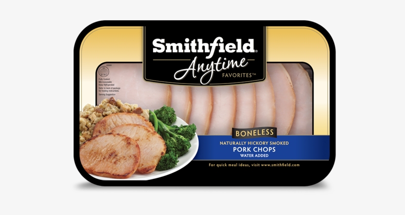 Boneless Smoked Pork Chops - Smithfield Smoked Boneless Pork Chops, transparent png