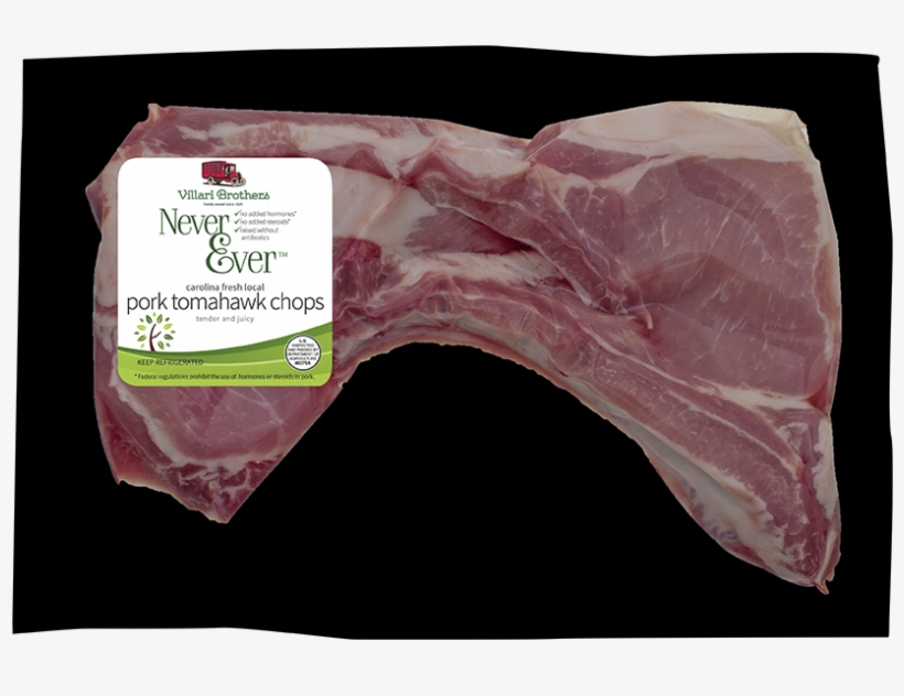 Tomahawk Pork Chop - Flat Iron Steak, transparent png