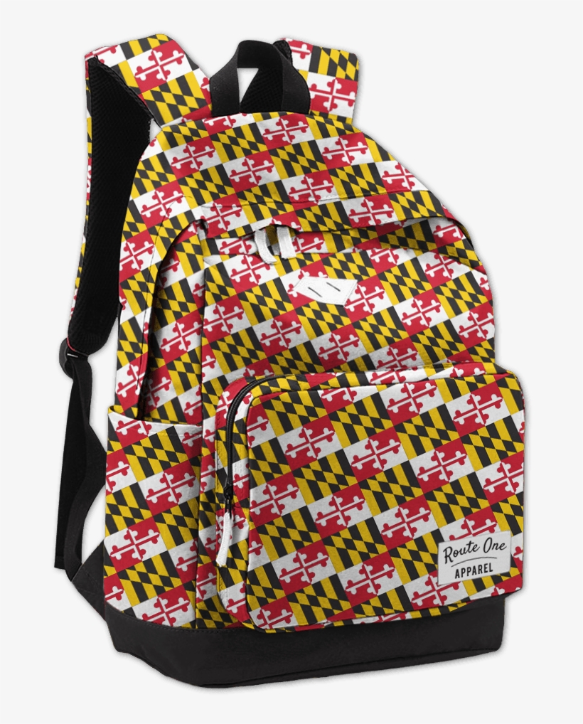 Maryland Full Flag / Book Bag - Maryland Flag Polyster Neck Tie, transparent png