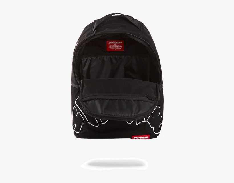 Sprayground Uptempo Shark Urban Blk Wht Laptop Book - Laptop Bag, transparent png