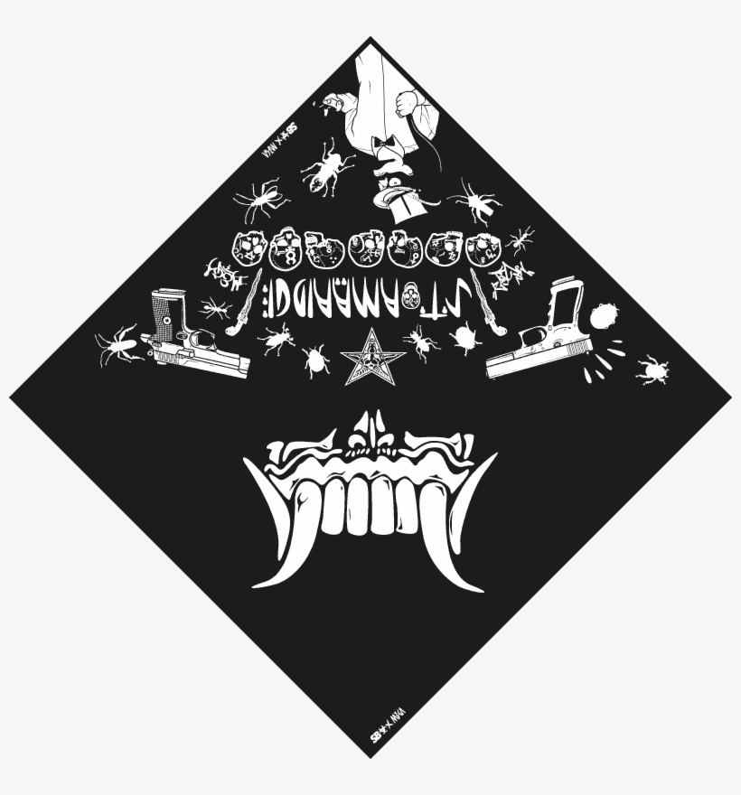 Skull Bandana - Logo Brouwerij Het Ij, transparent png