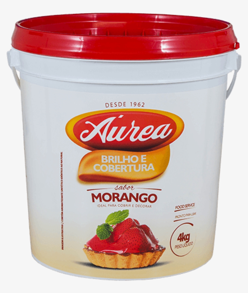 Brilho E Cobertura De Morango - Aurea Alimentos, transparent png