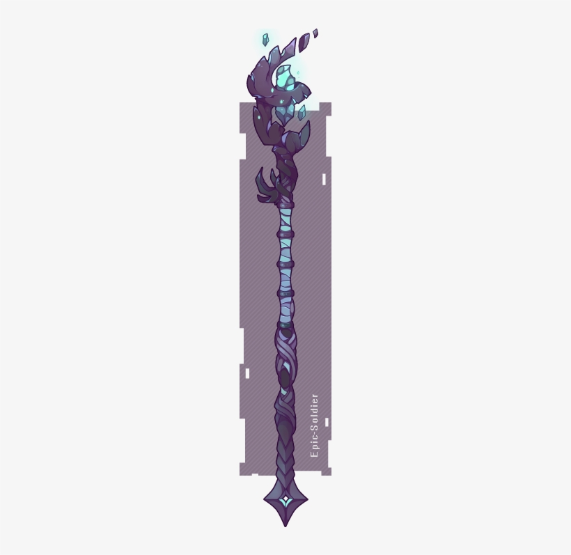 Weapon Adopt 14 By Epic-soldier - Staff Epic Soldier Weapons, transparent png