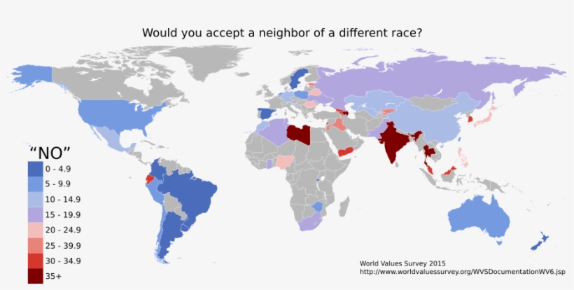 Racism Map 2015 - Racism World Map, transparent png
