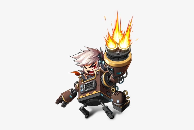I Played 3days, 1day Spend Around 4hours And Now My - Mechanic Maplestory, transparent png